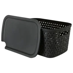 Panier en plastique 6,7L, Noir