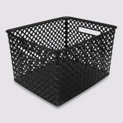 Panier en plastique 19L, Noir