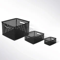 Panier en plastique 4L, Noir