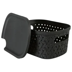 Panier en plastique 2,3L, Noir