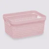 Panier en plastique 17L, Rose
