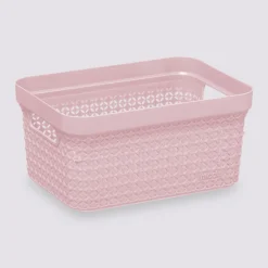 Panier en plastique 17L, Rose