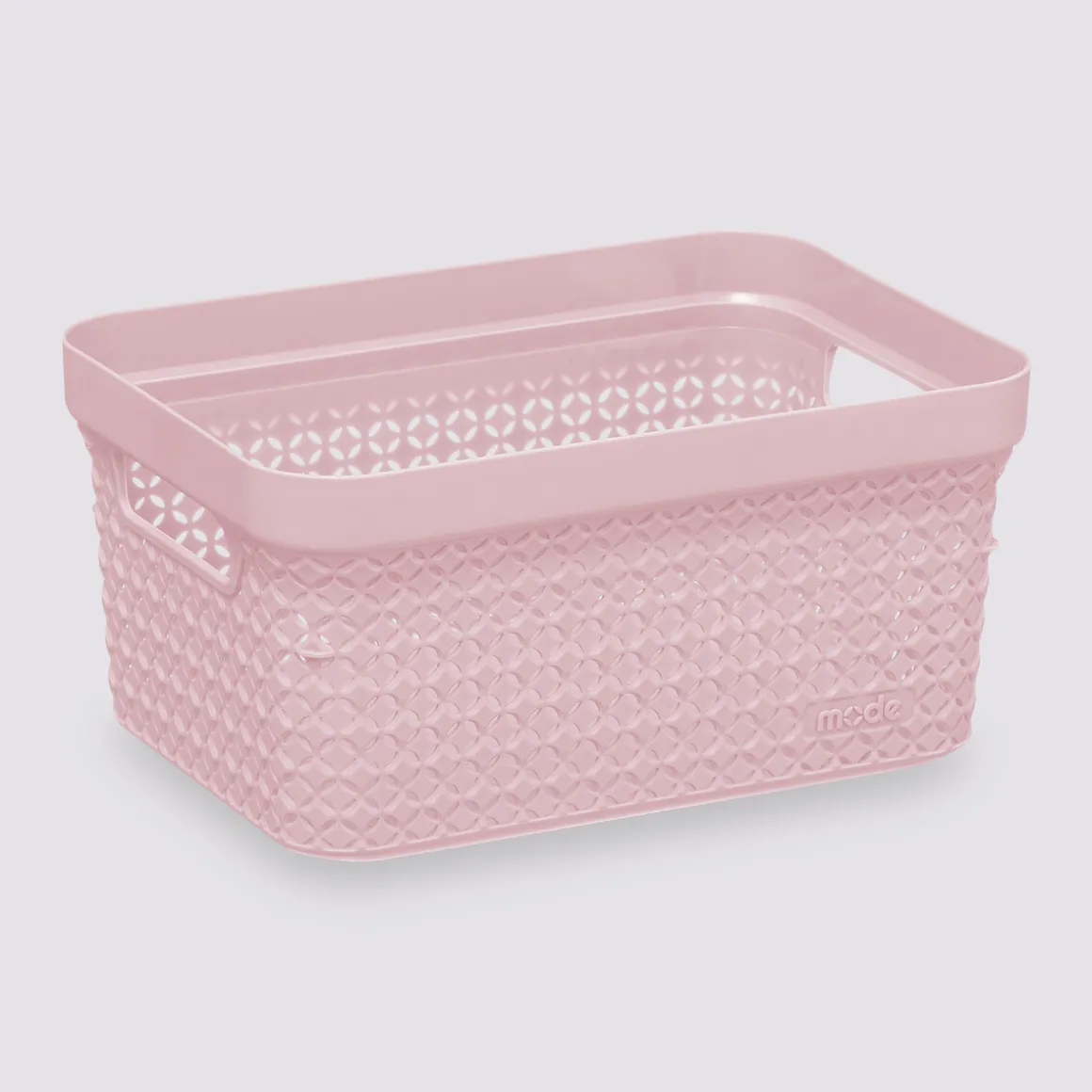 Panier en plastique 17L, Rose