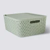 Panier en plastique 15L, Sauge