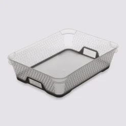 Panier en plastique 3,7L -Taupe