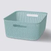 Panier en platique 11L, Bleu artic