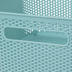 Panier en platique 11L, Bleu artic