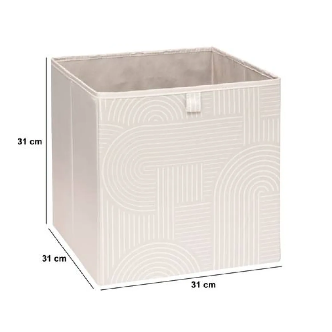 Panier, l.31 cm, Beige