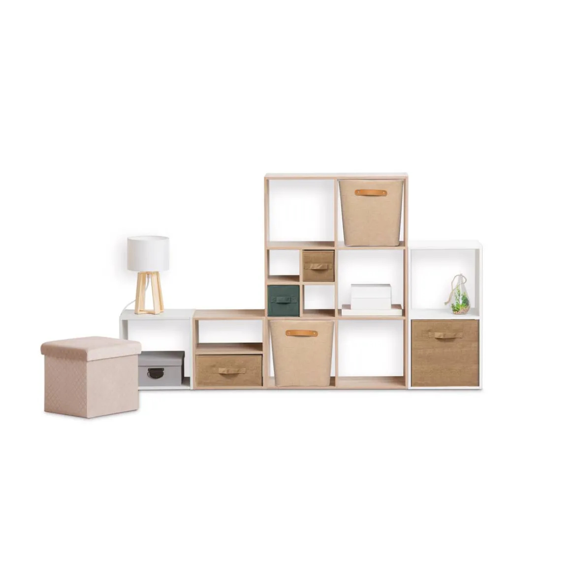 Panier, l.31 cm, Beige
