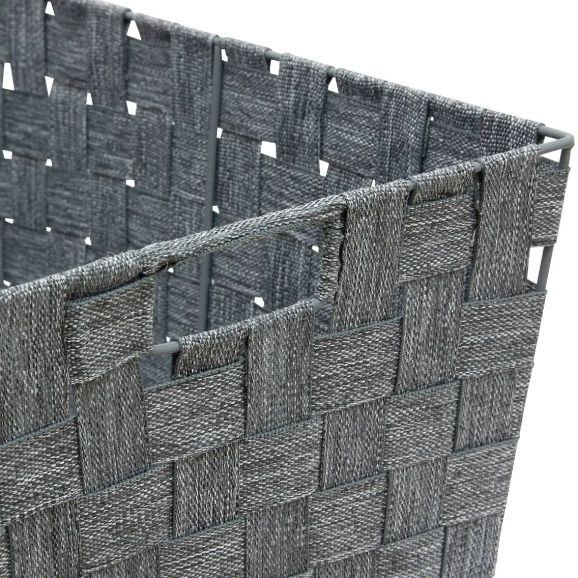 Panier, L.38 cm, Gris