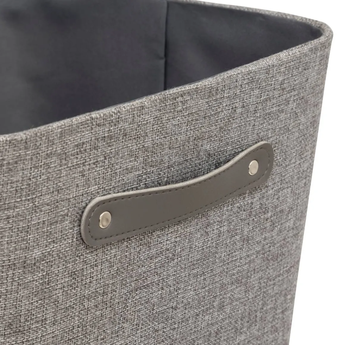 Panier, l.31 cm, Gris