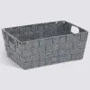 Panier, l.28 cm, Gris