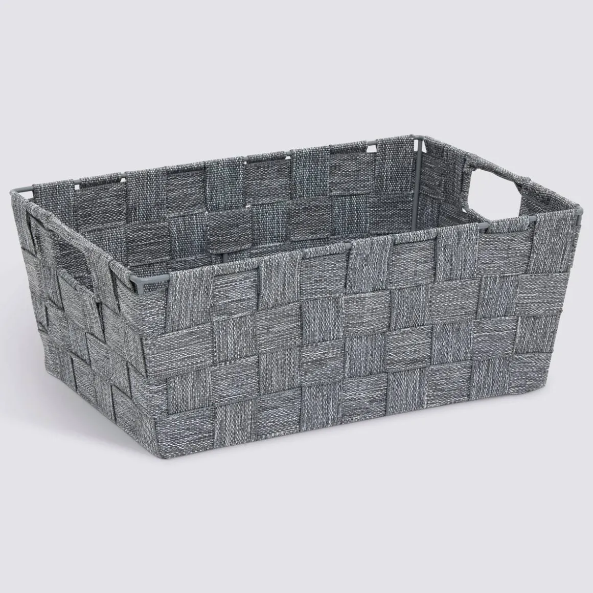 Panier, l.28 cm, Gris