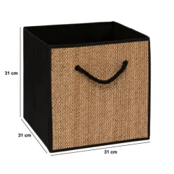 Panier, l.31 cm, Noir