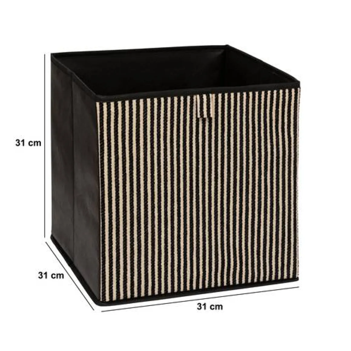 Panier, l.31 cm, Noir