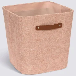 Panier, l.31 cm, Rose Clair