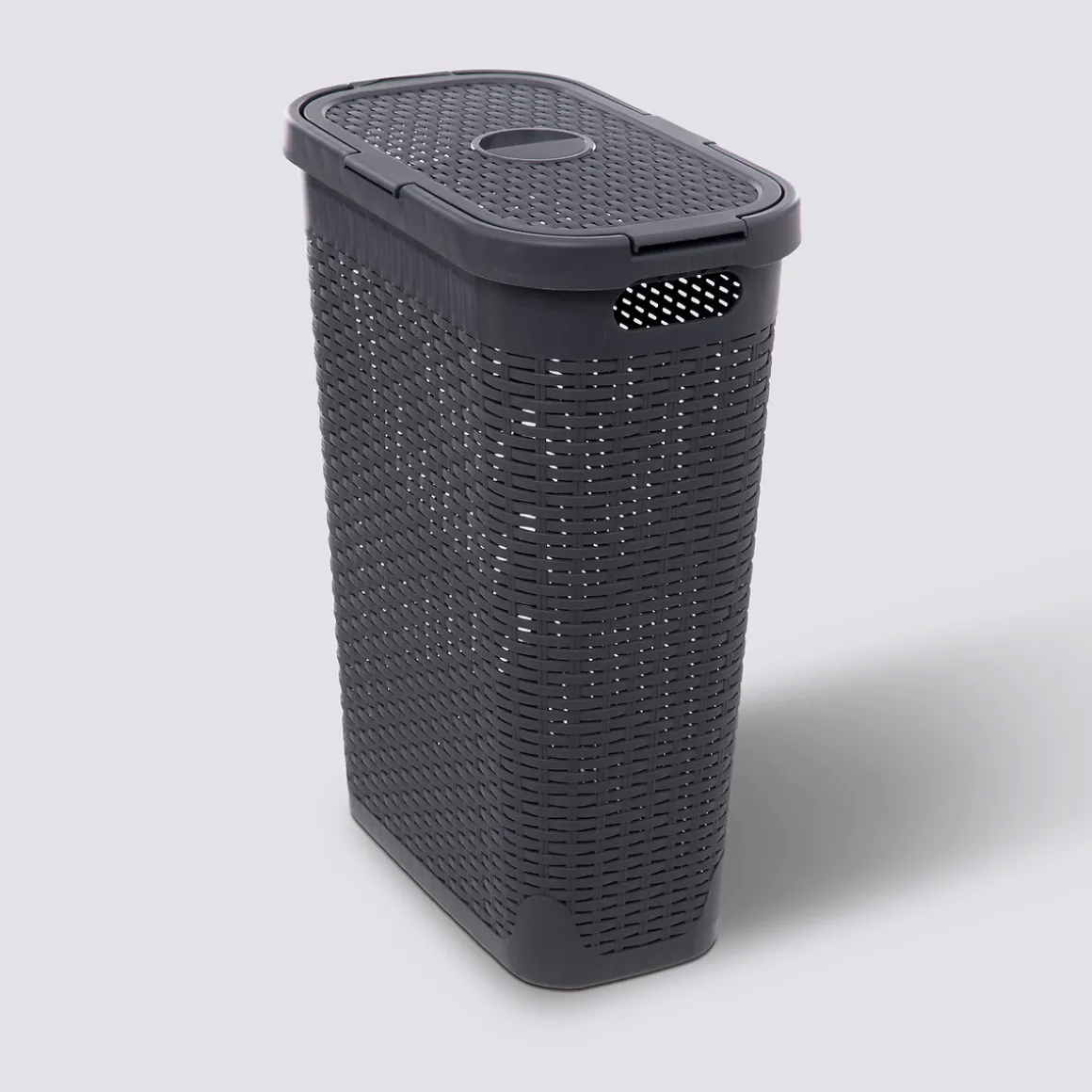 Panier linge 40L, Gris anthracite