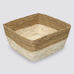 Panier paille 31x15 cm, Naturel