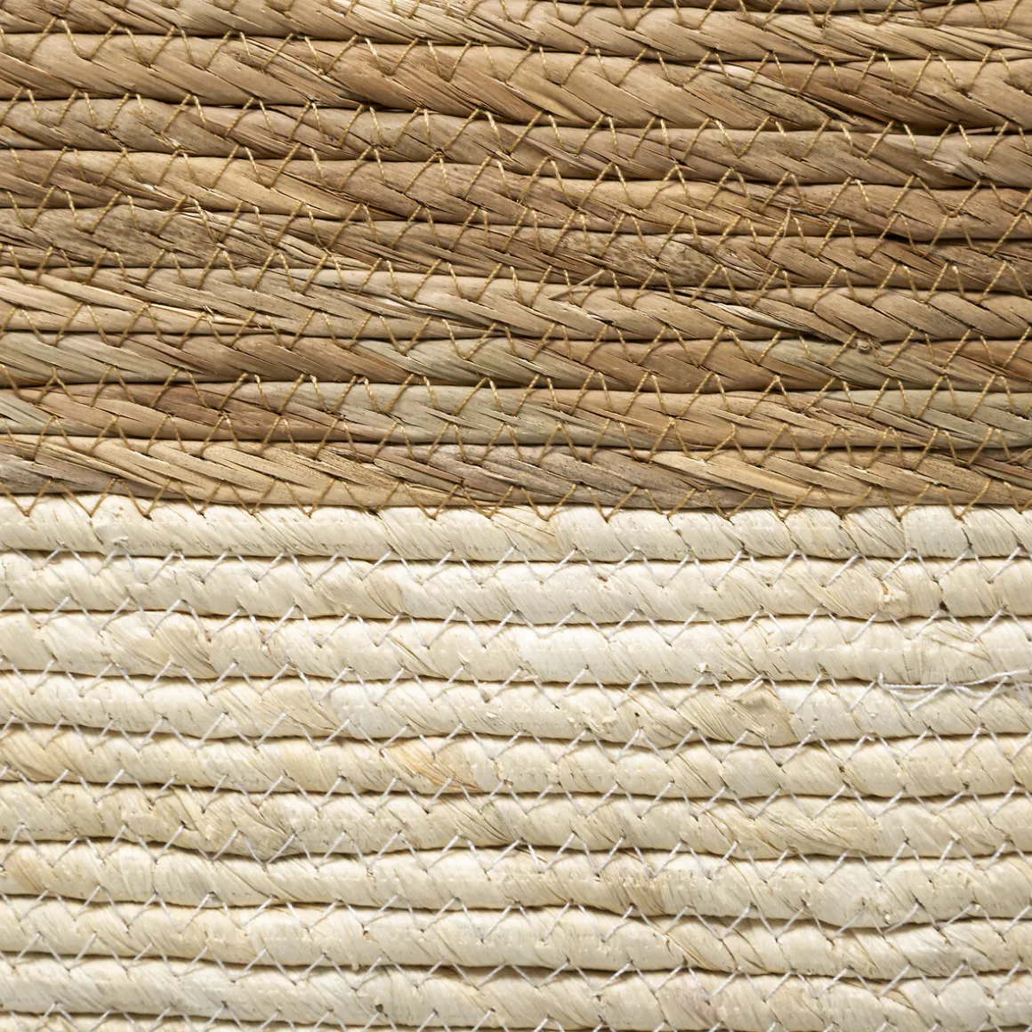 Panier paille 31x31 cm, Naturel