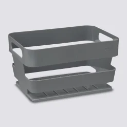 Panier plastique, Gris