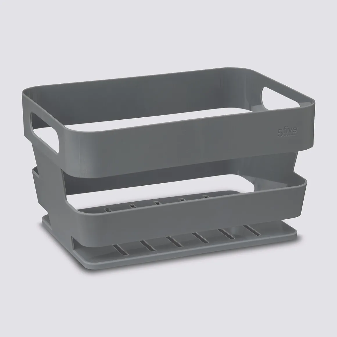 Panier plastique, Gris