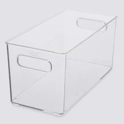 Panier plastique 15x31 cm, Transparent