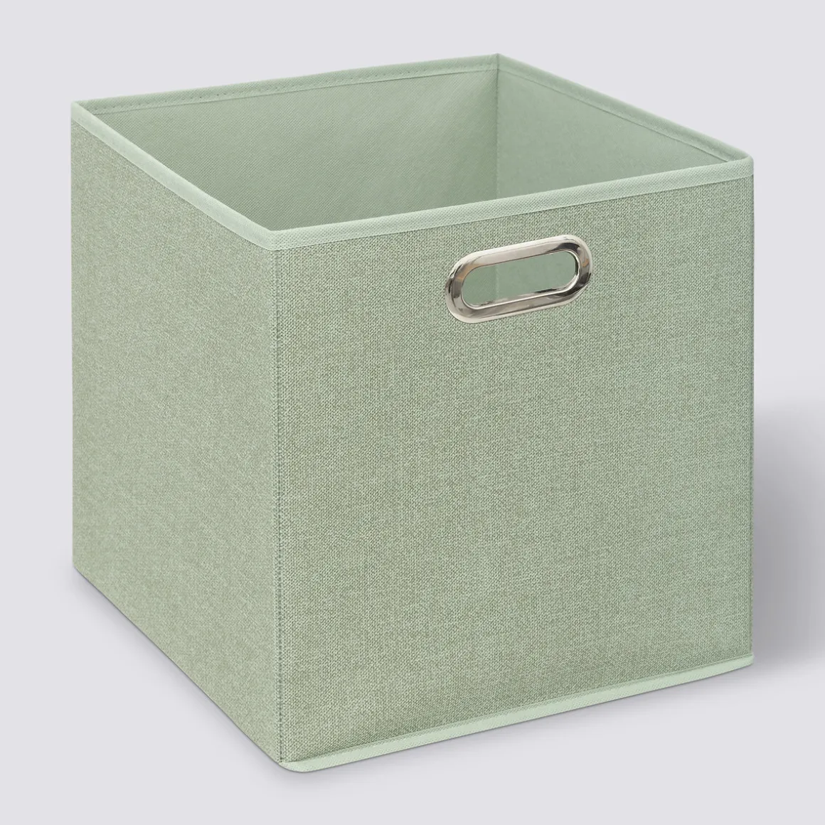 Panier tissu 31x31 cm, Bleu pétrole