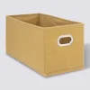 Panier tissu 15x31 cm, Jaune moutarde