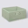 Panier tissu 31x15 cm, Vert clair
