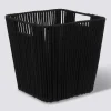 Panier tissu 31x31cm, Noir