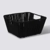 Panier tissu 31x15cm, Noir