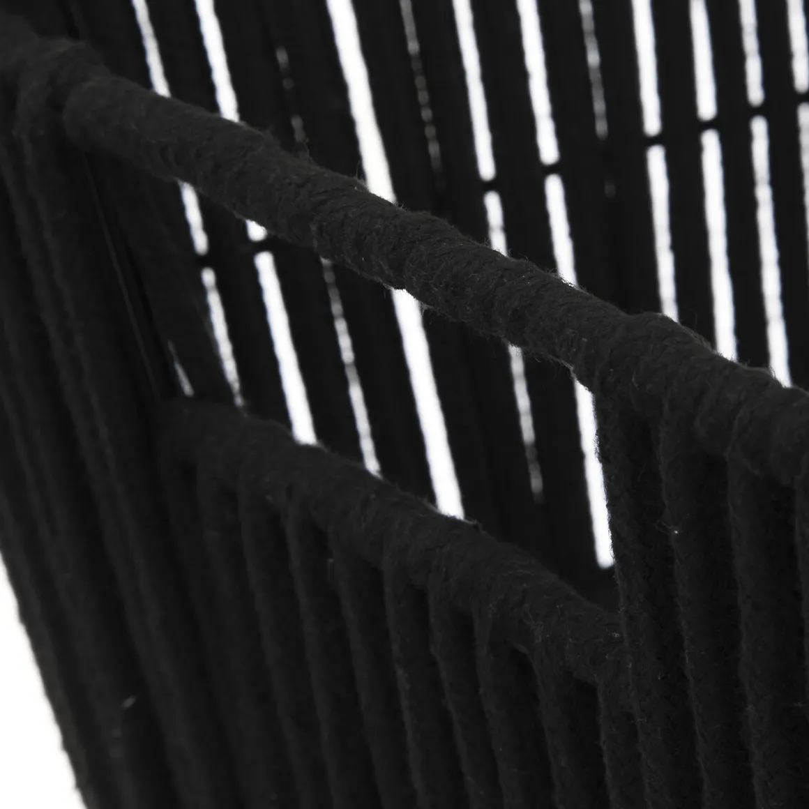 Panier tissu 31x15cm, Noir