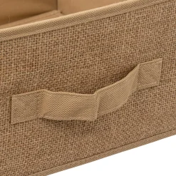 Panier toile de jute 31x15cm
