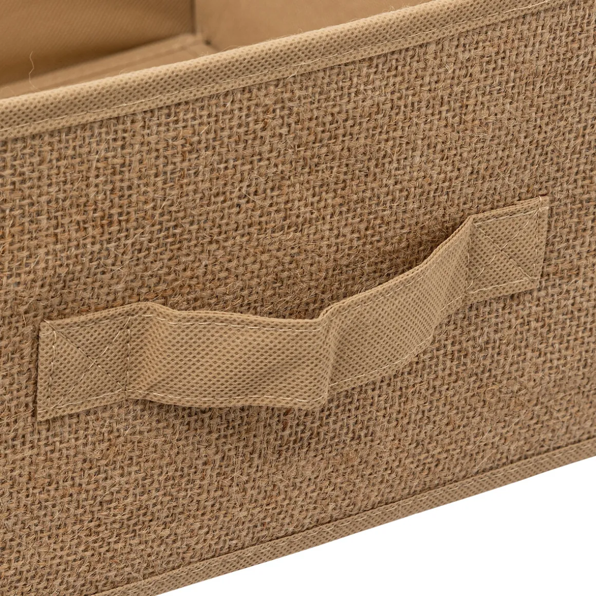 Panier toile de jute 31x15cm