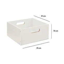 Panier 31x15 cm, Bois Blanc