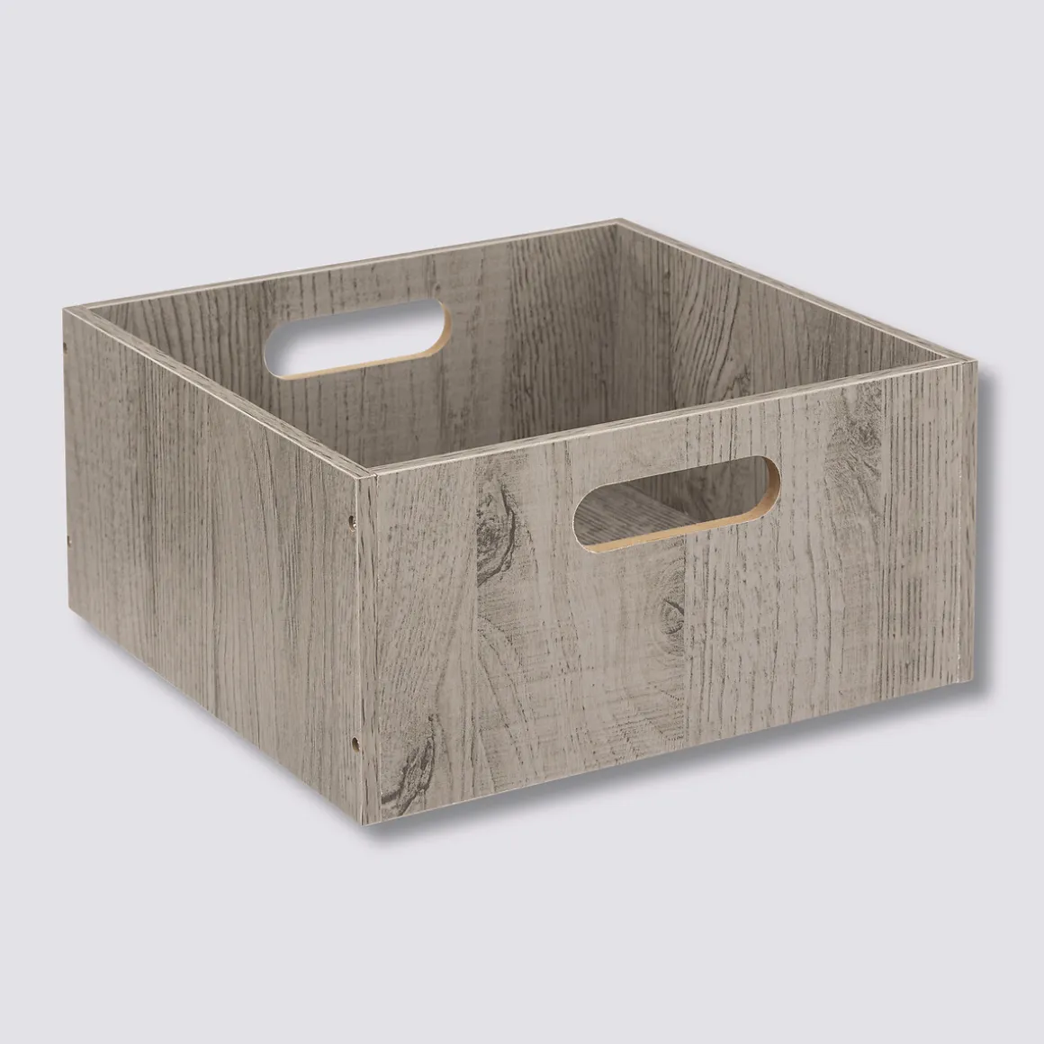 Panier 31x15 cm, Effet chêne gris