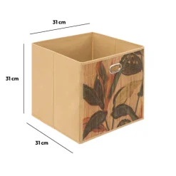 Panier 31x31cm, Latte bambou