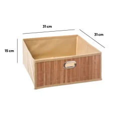 Panier 31x15cm, Latte bambou