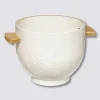 Passoire métal D20 cm, Blanc