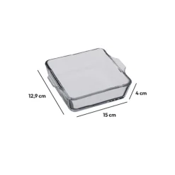 Petit plat carré, Verre