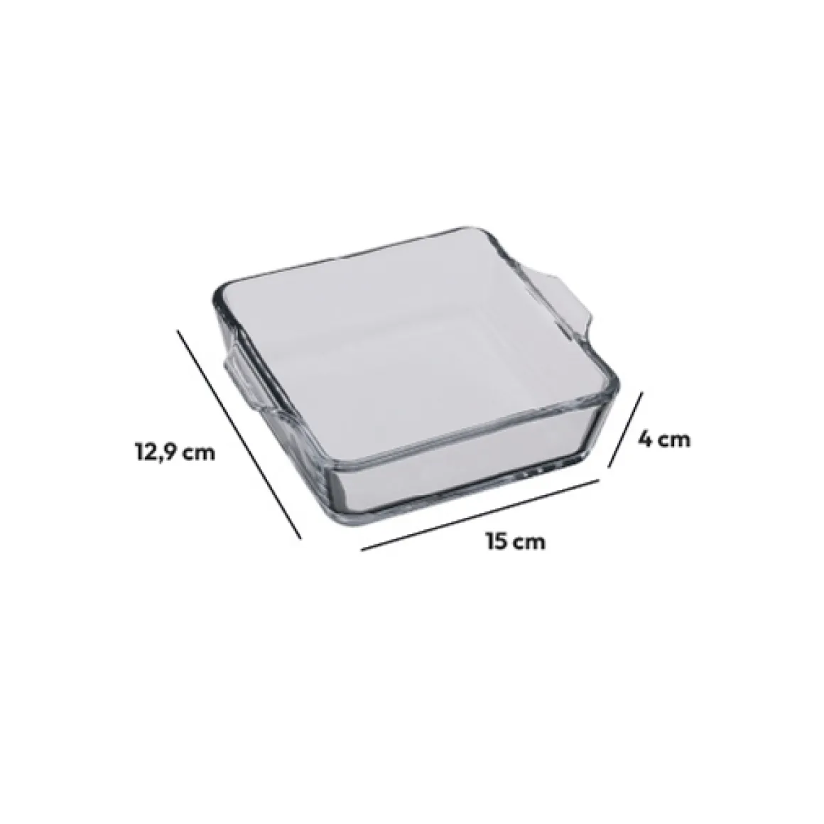 Petit plat carré, Verre