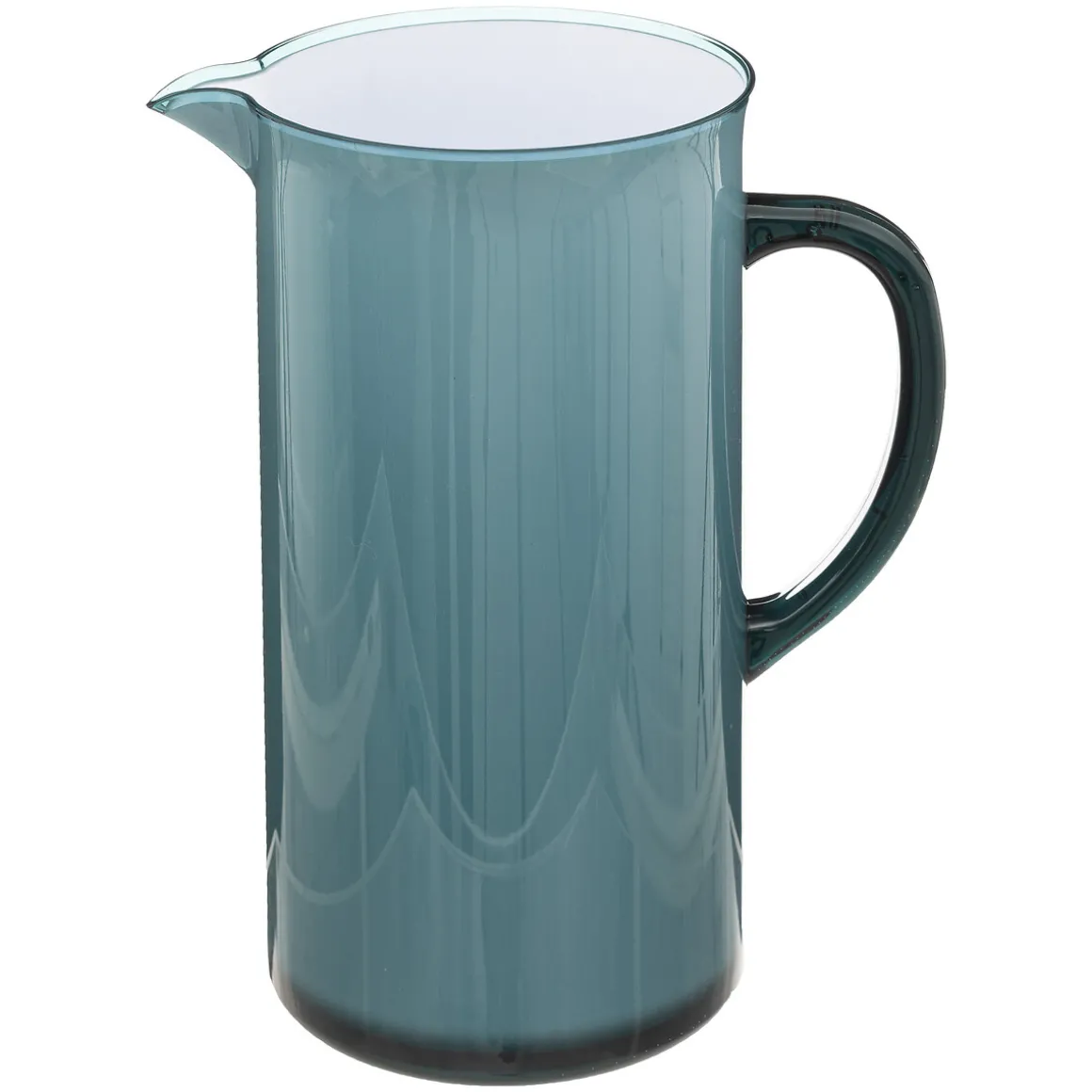 Pichet avec couvercle, Bleu pétrole