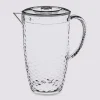 Pichet martelé avec couvercle 2L