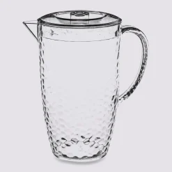Pichet martelé avec couvercle 2L