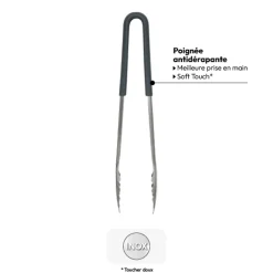 Pince à toast, Inox