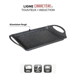 Plancha Aluminium, 45x27 cm