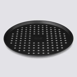 Plaque à pizza métal perforé, 33 cm