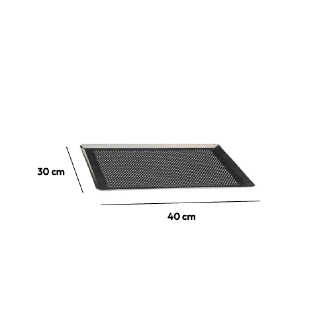 Plaque de cuisson perforée 40x30cm