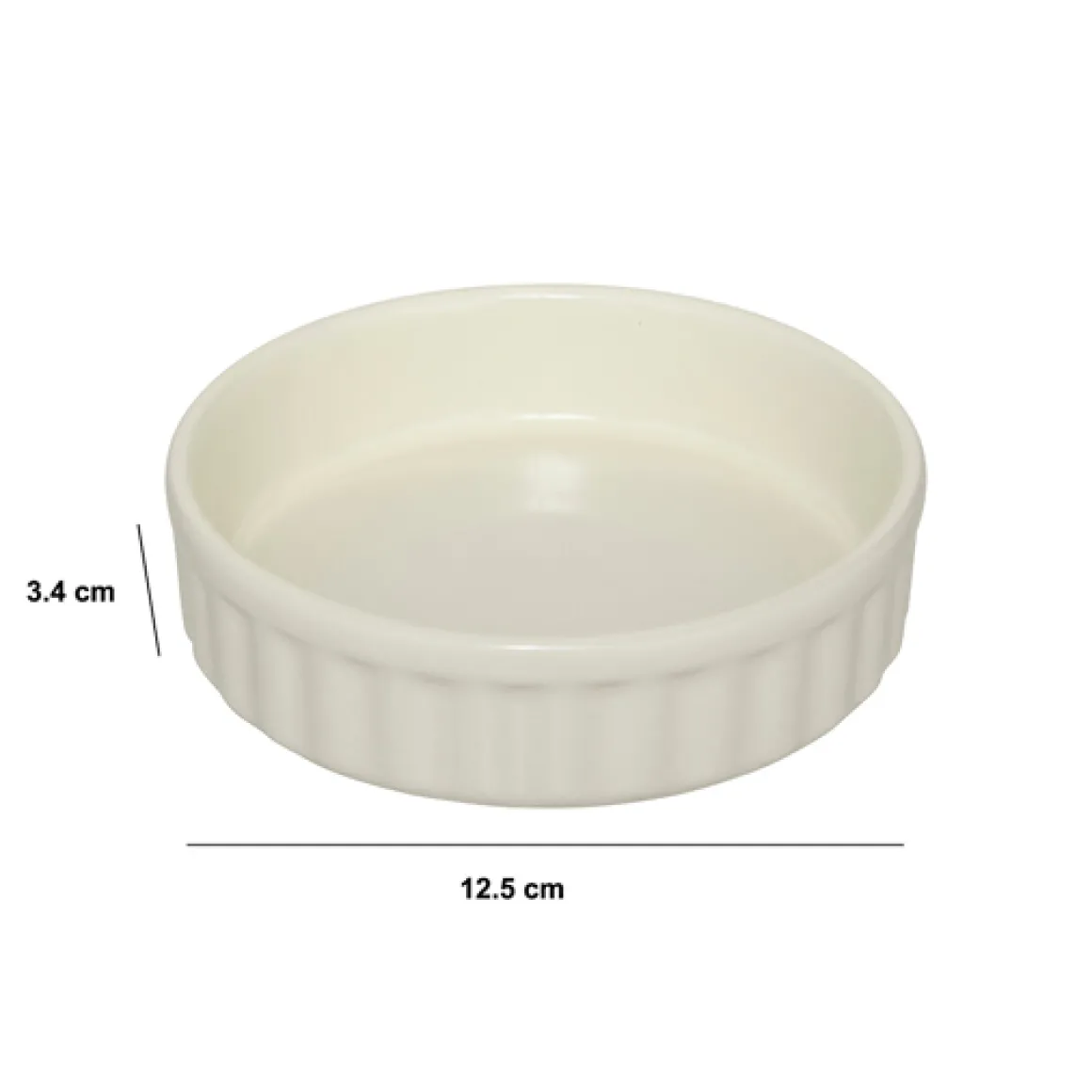 Plat à crême brulée 12 cm