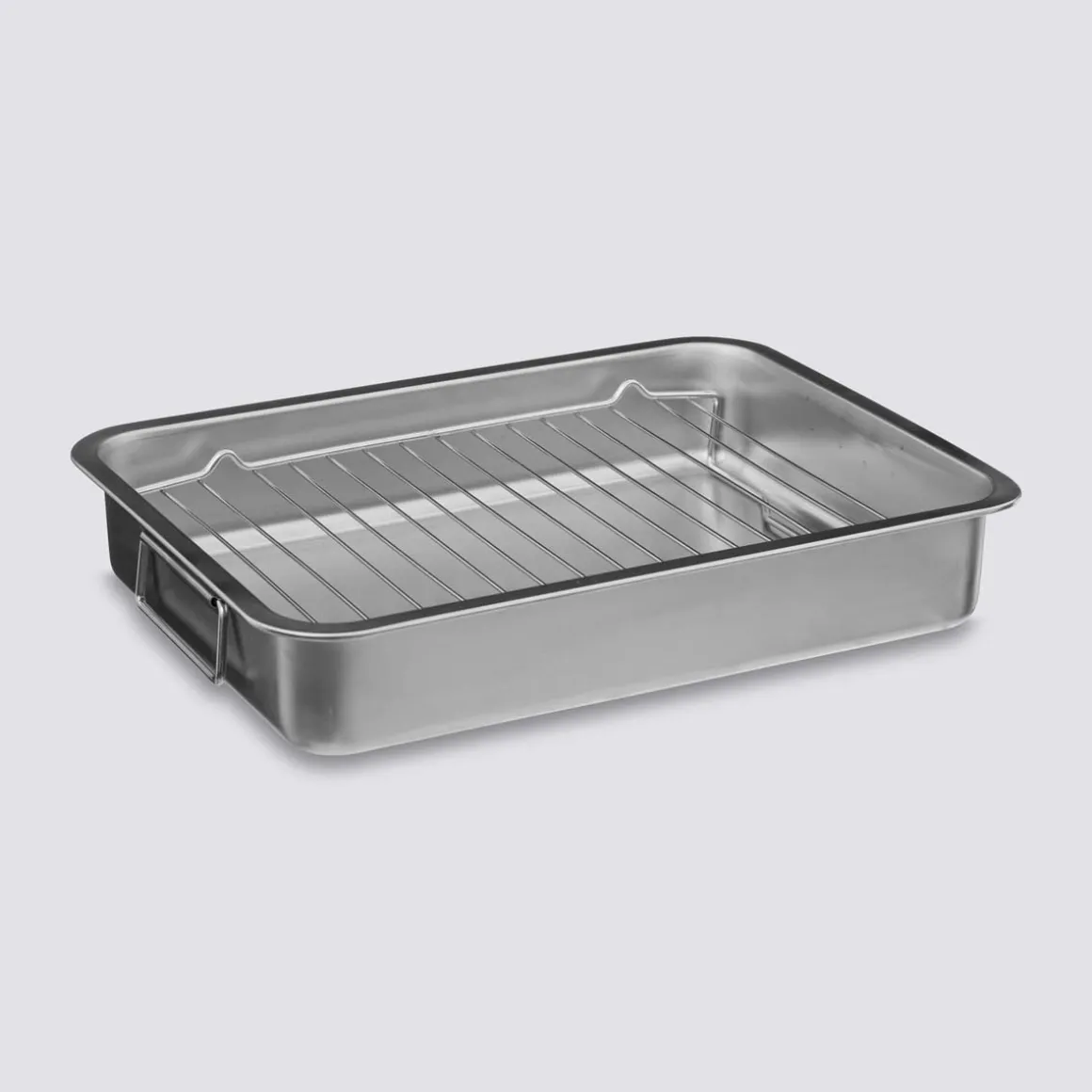 Plat à rôtisserie 30x40cm, Inox